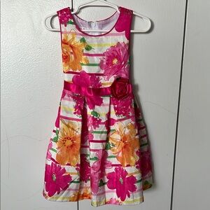 Jessica Ann Pink and Orange Casual Sundress